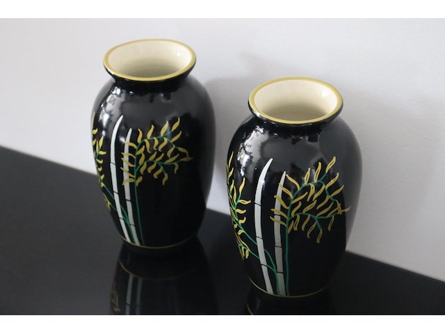 2 vintage japanse vazen - afbeelding 2 van  5