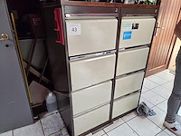 2 vintage mentalen dossierkasten - afbeelding 1 van  3