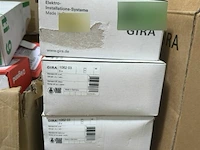 2-voudige opbouwbak gira (5 st/doos-4 dozen) - afbeelding 3 van  3