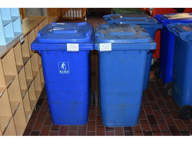 2 vuilnisbakken kliko - afbeelding 1 van  1