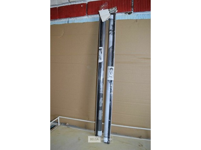 2 wanddeco jacky chan en ? - afbeelding 1 van  3