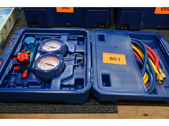 2-weg manometerset - afbeelding 1 van  2