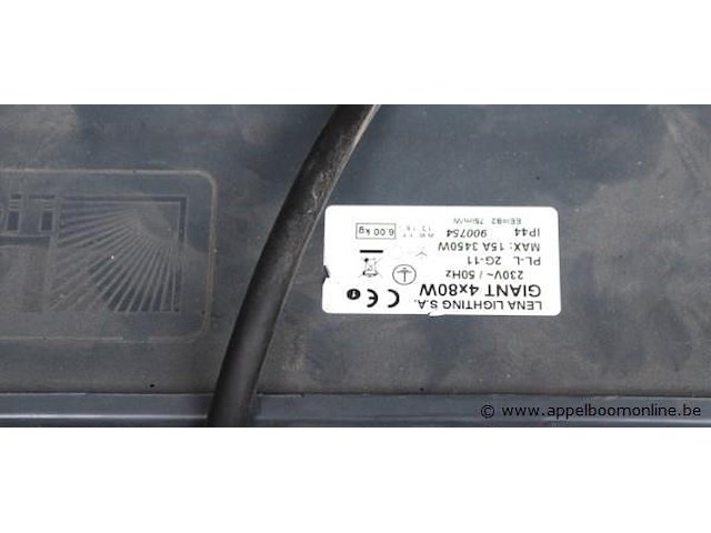 2 werflampen lena lighting 4x80w, werking niet gekend - afbeelding 3 van  5