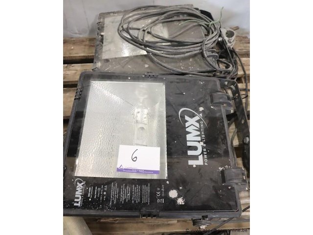 2 werflampen lumx mh-400, 400w - afbeelding 1 van  3
