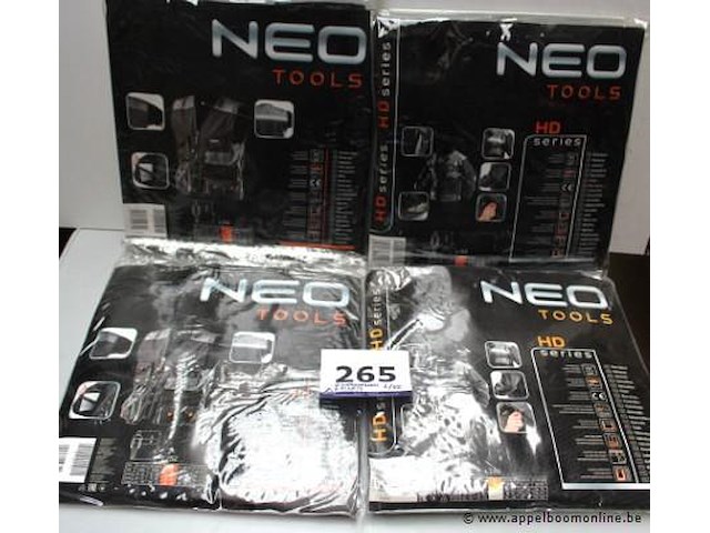 2 werkvesten, 2 werkgillets neo tools m - afbeelding 1 van  1