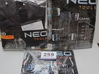 2 werkvesten en 1 werkbroek neo tools m l - afbeelding 1 van  1