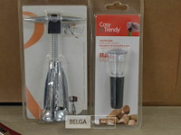 2 wijnkurkers en stop - afbeelding 2 van  5