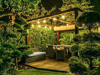 2 x 10 meter sfeervolle led lichtketting warm wit - afbeelding 1 van  9