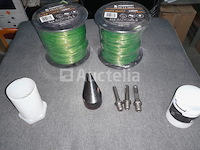 2 x 100 m draadspoelen, 45 mm kegelvormig bos voor hout - afbeelding 2 van  3