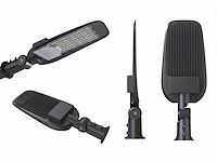 2 x 100w 3000k led straat verlichtingen waterdicht kantelbaar - afbeelding 2 van  6