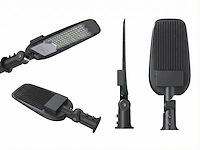 2 x 100w 3000k led straat verlichtingen waterdicht kantelbaar - afbeelding 2 van  6