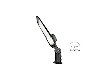 2 x 100w 3000k led straat verlichtingen waterdicht kantelbaar - afbeelding 3 van  6