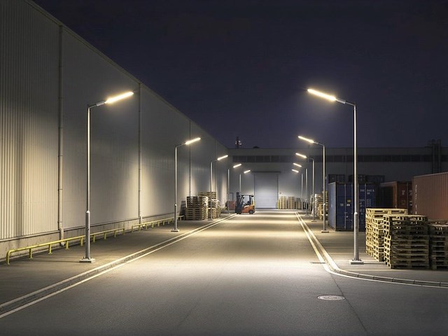 2 x 100w 3000k led straatverlichting met lens waterdicht kantelbaar - afbeelding 10 van  11