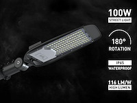 2 x 100w 4200k led pro hoog lumen straat verlichtingen waterdicht kantelbaar - afbeelding 1 van  8