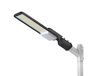 2 x 100w 5000k led straatverlichting met lens waterdicht kantelbaar - afbeelding 1 van  11