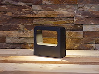 2 x 10w led zand zwart tuinlamp 14.5cm warm wit - afbeelding 4 van  10