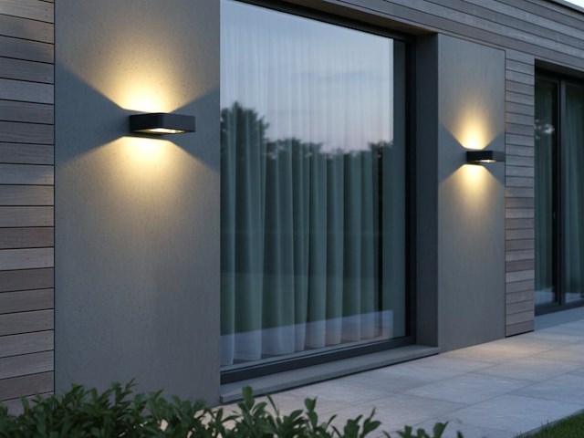 2 x 10w led zand zwart tuinlamp 14.5cm warm wit - afbeelding 4 van  9