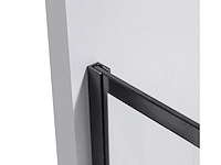 2 x 120x200 bcf inloopdouche met mat zwart frame - afbeelding 3 van  4