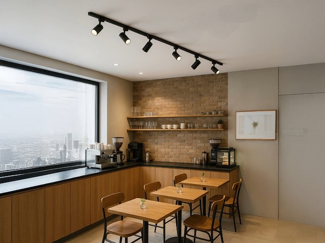 2 x 2 meter pro set railverlichting met 6 st 18w 4000k railspot - afbeelding 5 van  12