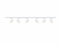 2 x 2 meter pro set railverlichting met 6 st 18w 4000k railspot - afbeelding 8 van  10