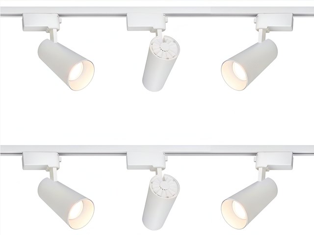 2 x 2 meter pro set railverlichting met 6 st 18w 4000k railspot - afbeelding 4 van  10
