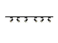 2 x 2 meter railsysteem met 6 st railspot gu10 fitting met ring - afbeelding 7 van  13