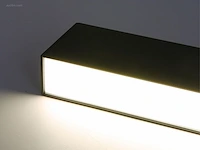 (2 x) 2 x 40w led 120cm linear hanglamp 3 kleur... - afbeelding 7 van  8