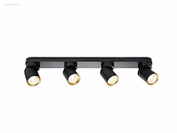 (2 x) 2 x gu10 opbouwspot armatuur 4 cilinder...