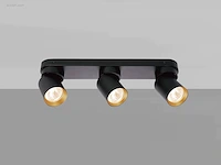 (2 x) 2 x gu10 opbouwspot armatuur triple... - afbeelding 5 van  7