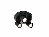 (2 x) 2 x rond gu10 opbouwspot armatuur triple...