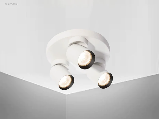 (2 x) 2 x rond gu10 opbouwspot armatuur triple... - afbeelding 6 van  8