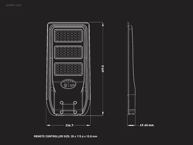 (2 x) 2 x solar 5000k 1500lm led... - afbeelding 5 van  7