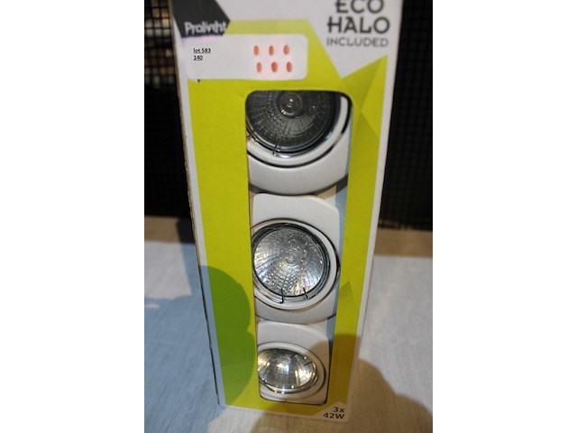 2 x 3 inbouwspots wit - afbeelding 1 van  2