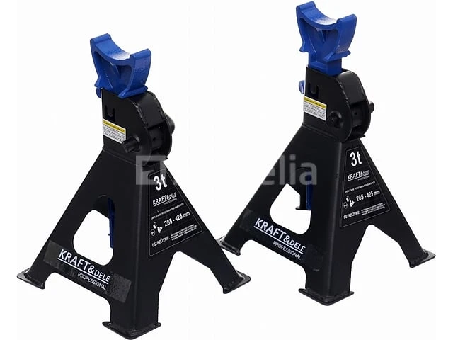 2 x 3t 285-425mm kraft&dele wagen jacks - afbeelding 1 van  3