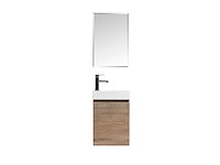 2 x 40cm toiletmeubel grey eik - como 40-02 - afbeelding 3 van  7