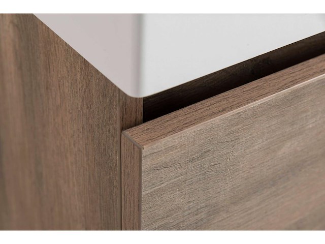 2 x 40cm toiletmeubel grey eik - como 40-02 - afbeelding 5 van  7