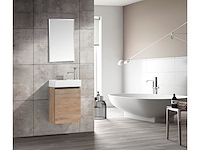 2 x 40cm toiletmeubel grey eik - como 40-02 - afbeelding 1 van  7