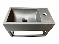 2 x 40cm wit fonteinset - cubo mat wit - afbeelding 3 van  4