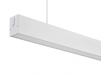 2 x 40w led 120cm linear design hanglamp met 3 kleur licht switch wit - afbeelding 9 van  10