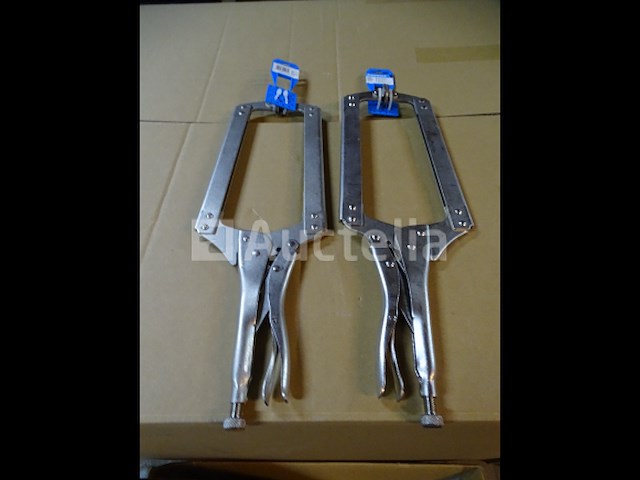 2 x 450 mm c-type soldeertangen - afbeelding 1 van  3