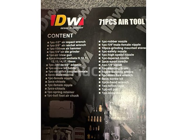 2 x 71 delige pneumatische gereedschaps set - afbeelding 4 van  12