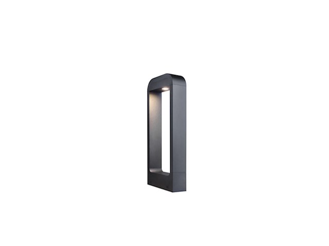 2 x 7w led zand zwart tuinlamp 30cm warm wit - afbeelding 1 van  8