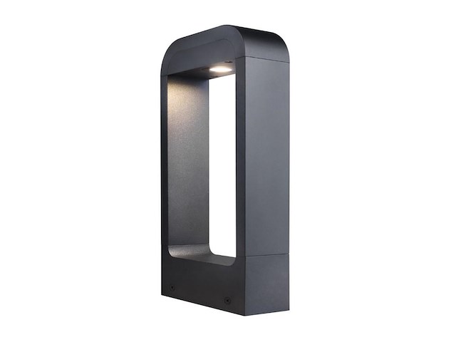2 x 7w led zand zwart tuinlamp 30cm warm wit - afbeelding 6 van  8