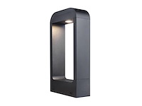 2 x 7w led zand zwart tuinlamp 30cm warm wit - afbeelding 6 van  8