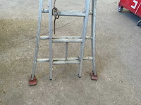 2 x 8 schuifladder - afbeelding 3 van  4