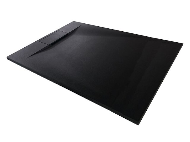 2 x 90x120cm smc douchebak - zwart - afbeelding 1 van  7