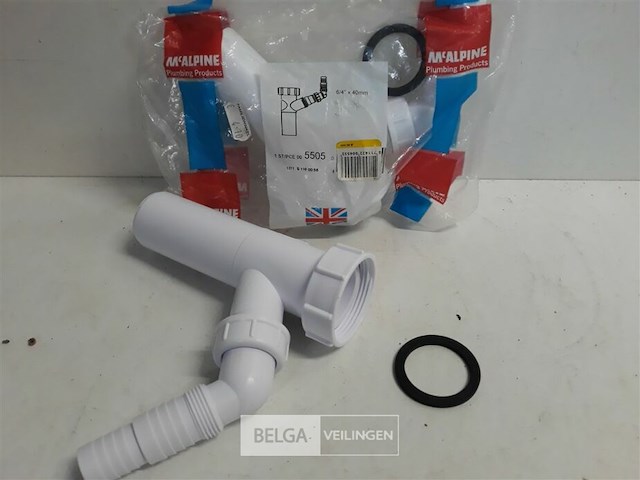 2 x aansluitstuk voor af-wasmachine 40mm - afbeelding 3 van  3