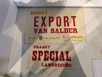 2 x affiche brouwerij lambrechts berlaar - afbeelding 1 van  1