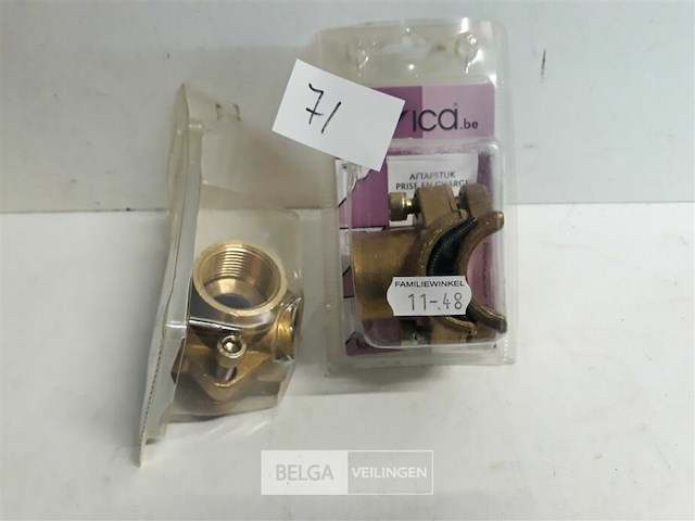 2 x aftap naar ¾ buis ¾ - afbeelding 2 van  3