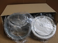 2 x afvoerventiel ø200 luxe in wit metaal - afbeelding 2 van  2